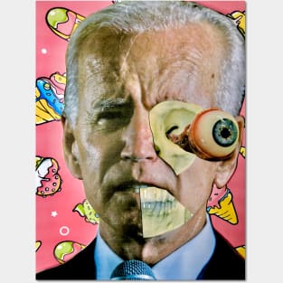 Joe Biden Ice Cream Party Posters and Art